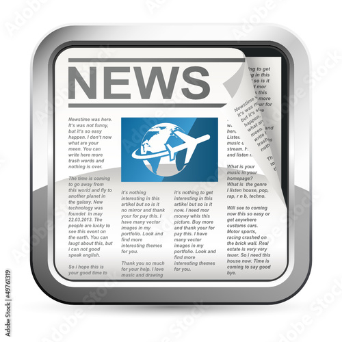 Nachrichten App - news icon