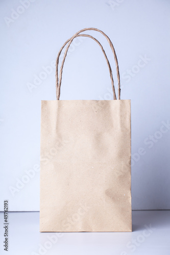 shopping bag on white background