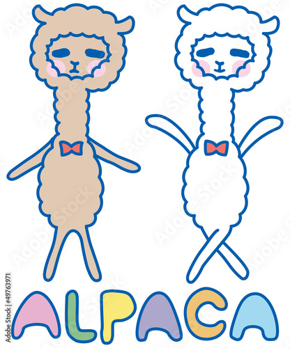 ゆるキャラなアルパカさん