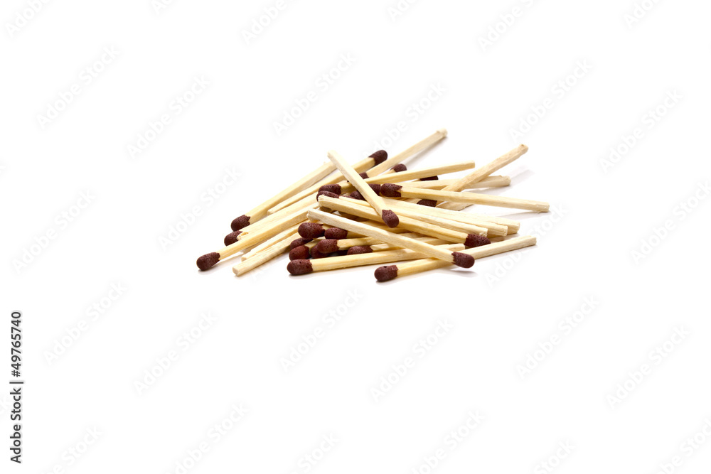 Matches isolated on white background Matches isolated on white background