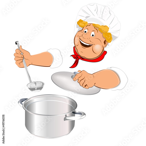 Best traditional food for gourmet Chef.Vector