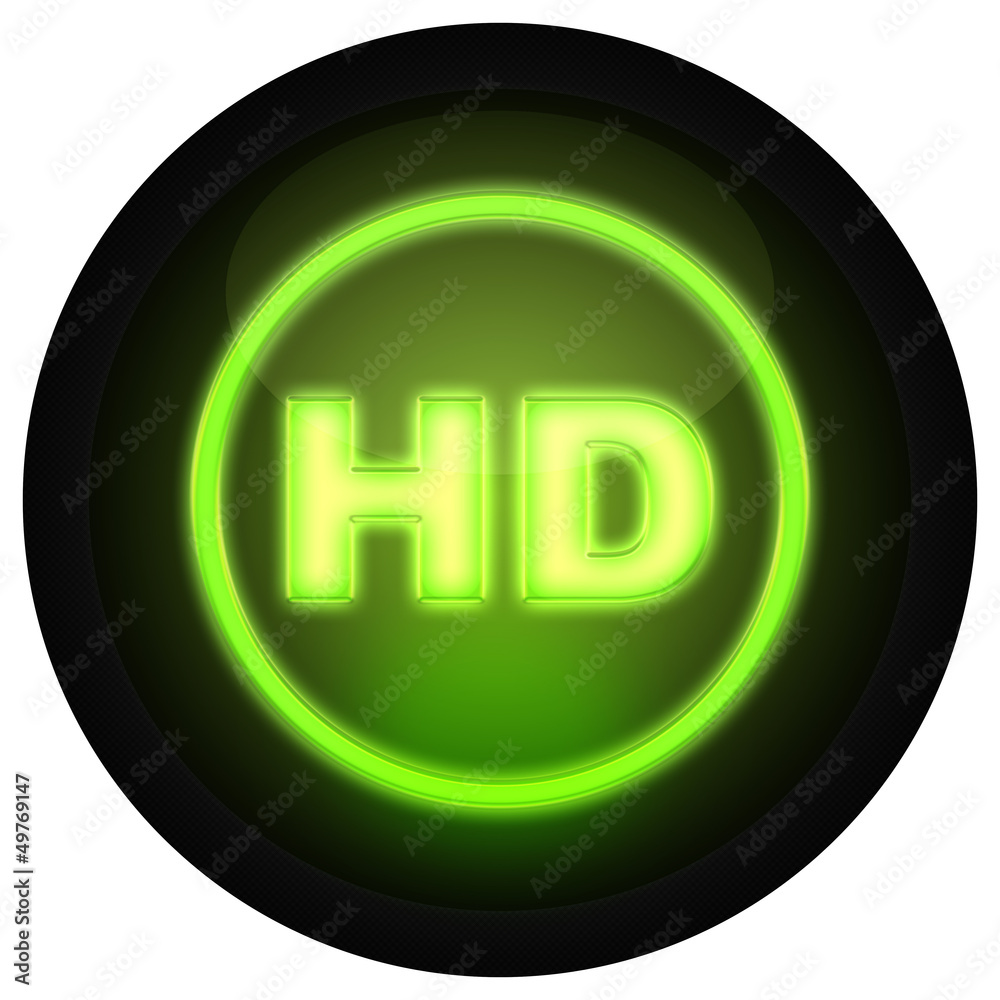 Button HD Grün Button HD Grün