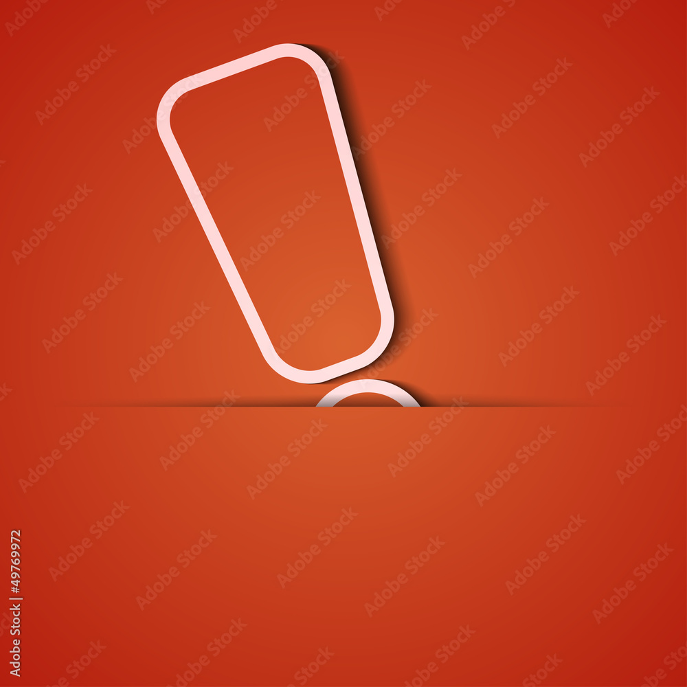 Vector background. Orange icon applique. Eps10 Vector background. Orange icon applique. Eps10
