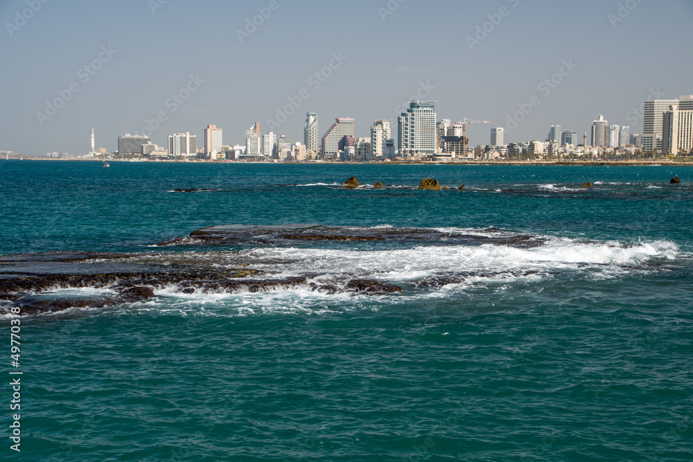 Tel Aviv coastline