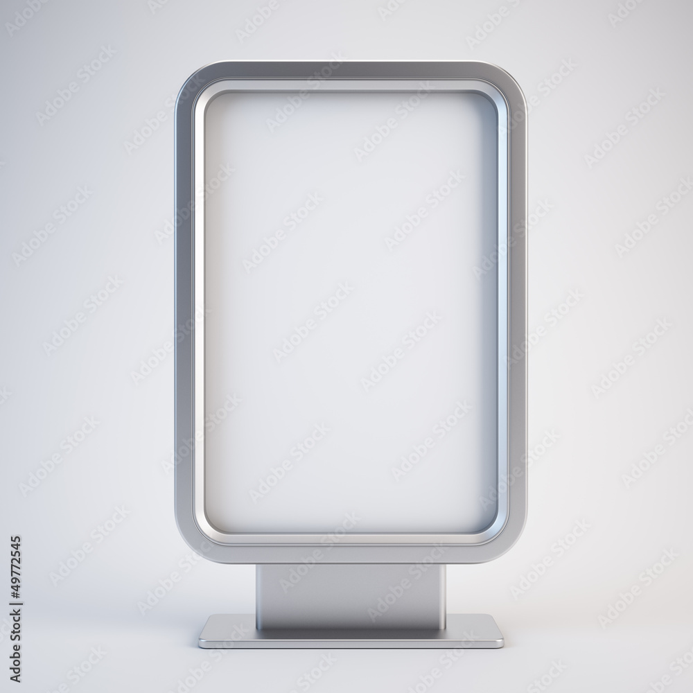 Blank vertical billboard Blank vertical billboard