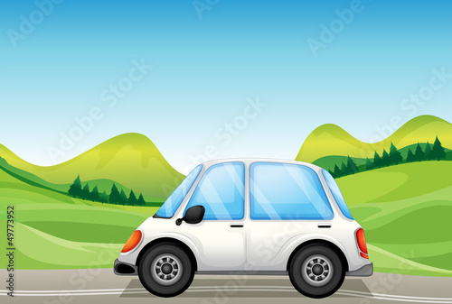 A car at the street