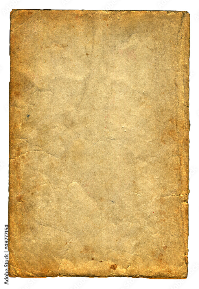 Old Paper Isolated Old Paper Isolated