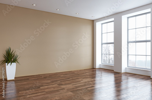 Empty living room photo