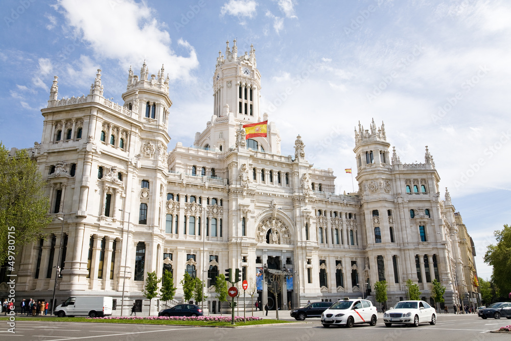 Fototapeta premium Ratusz w Madrycie