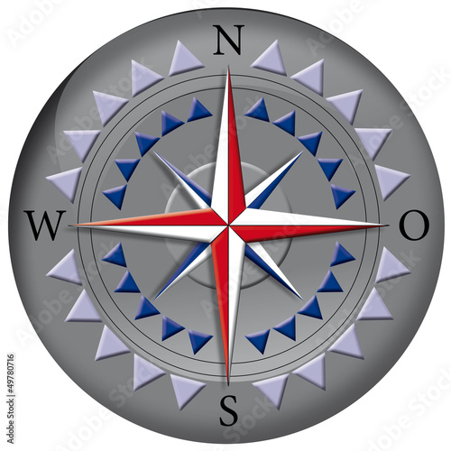 Kompass, Navigation, Himmelsrichtung, Erde, Globus, Button