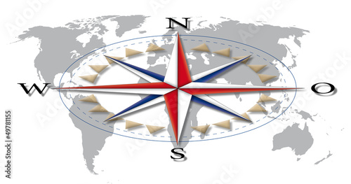 Kompass, Navigation, Himmelsrichtung, Erde, Globus,