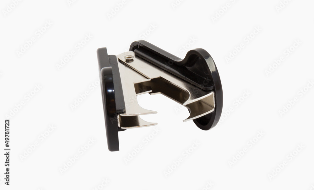 Staple remover isolated with path