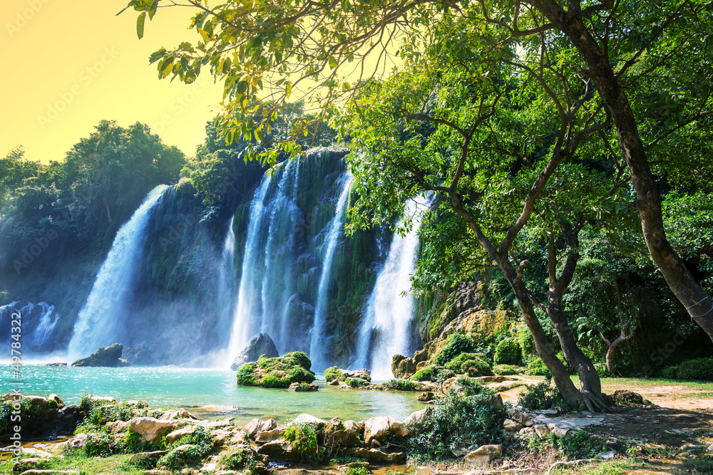 Obraz premium Waterfall in Vietnam