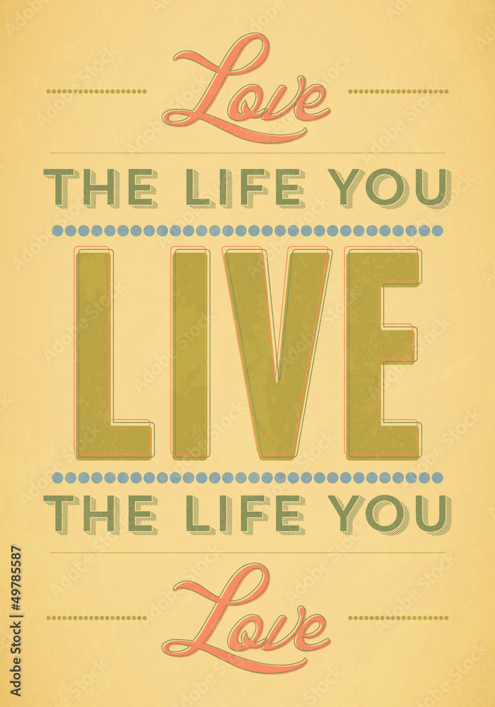 Fototapeta premium Typography vector illustration.