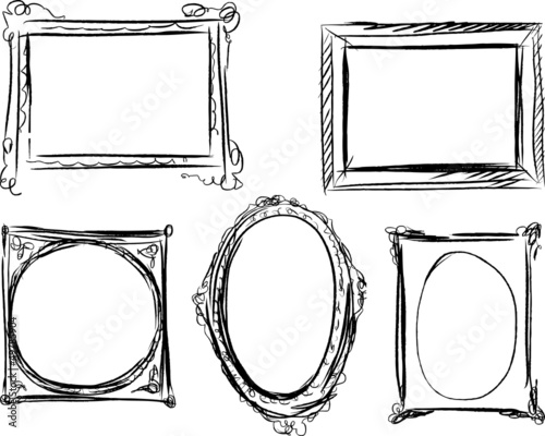 hand drawn frames