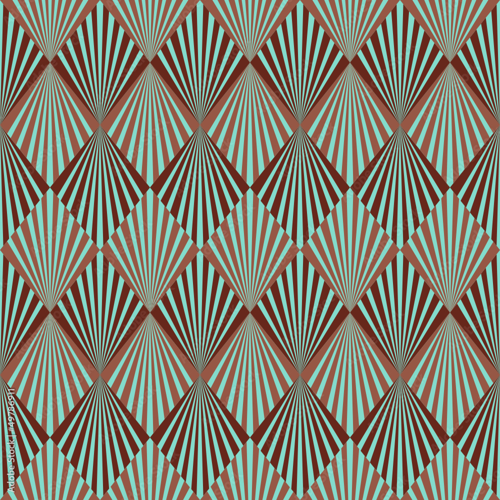 Art Deco style seamless pattern texture - obrazy, fototapety, plakaty 