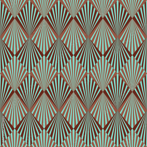 Art Deco style seamless pattern texture