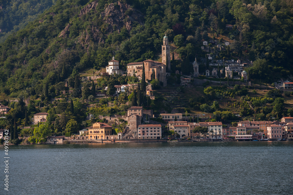 Morcote, lago di Lugano, Svizzera