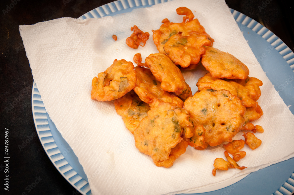 Onion Bhaji, Pakora Onion Bhaji, Pakora