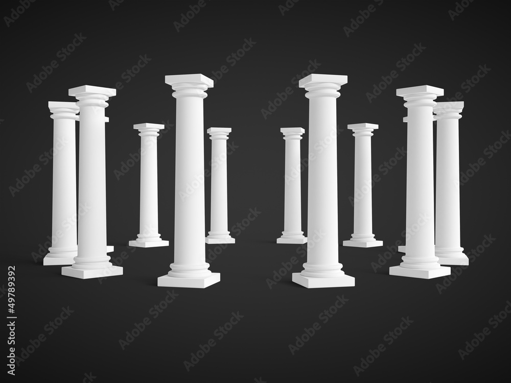 interior with columns interior with columns