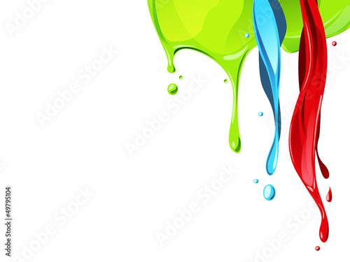 color fluid flow