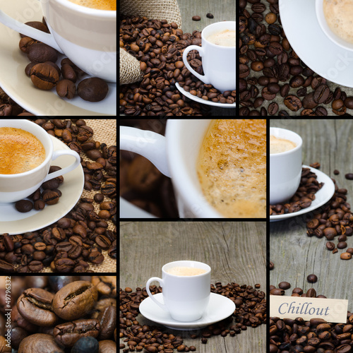 collage kaffeebohnen