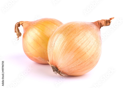 Wallpaper Mural Fresh bulbs of onion on white background Torontodigital.ca