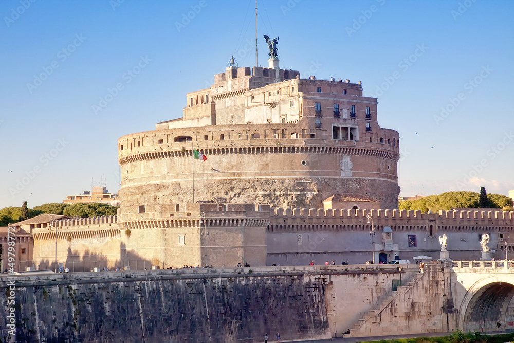 Ancient castle in the center of Rome