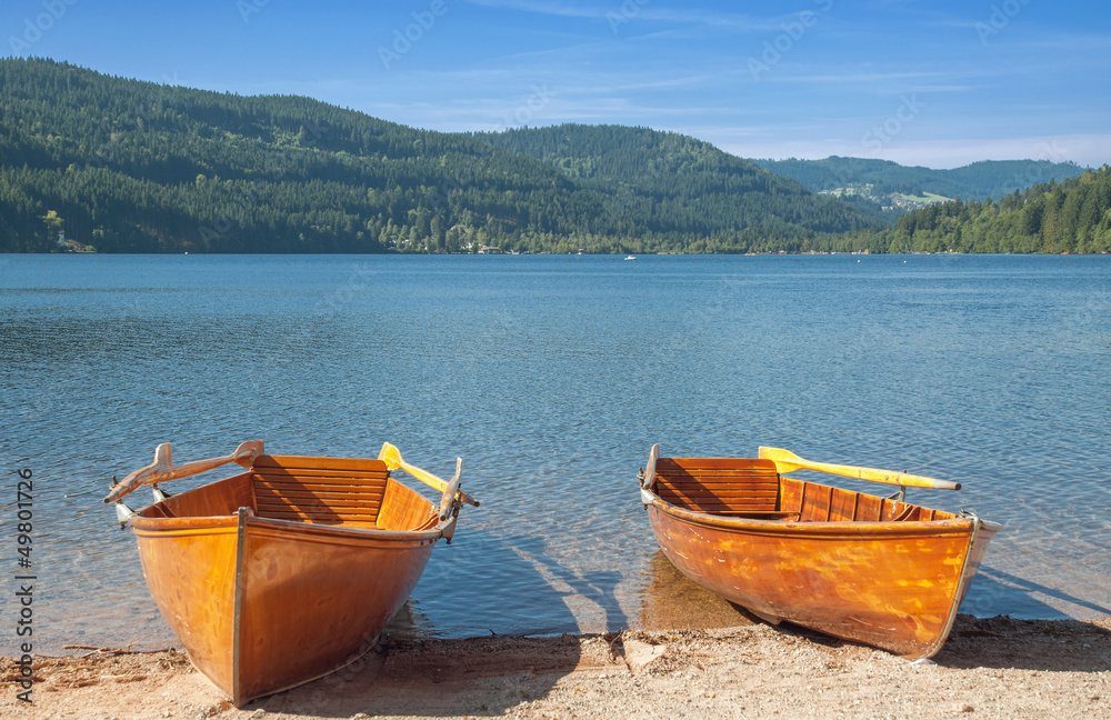 am beliebten Touristenziel Titisee im Schwarzwald am beliebten Touristenziel Titisee im Schwarzwald