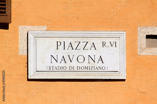 Piazza Navona à Rome - Italie