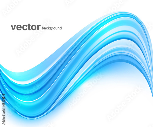 abstract blue bright colorful technology wave whit background ve
