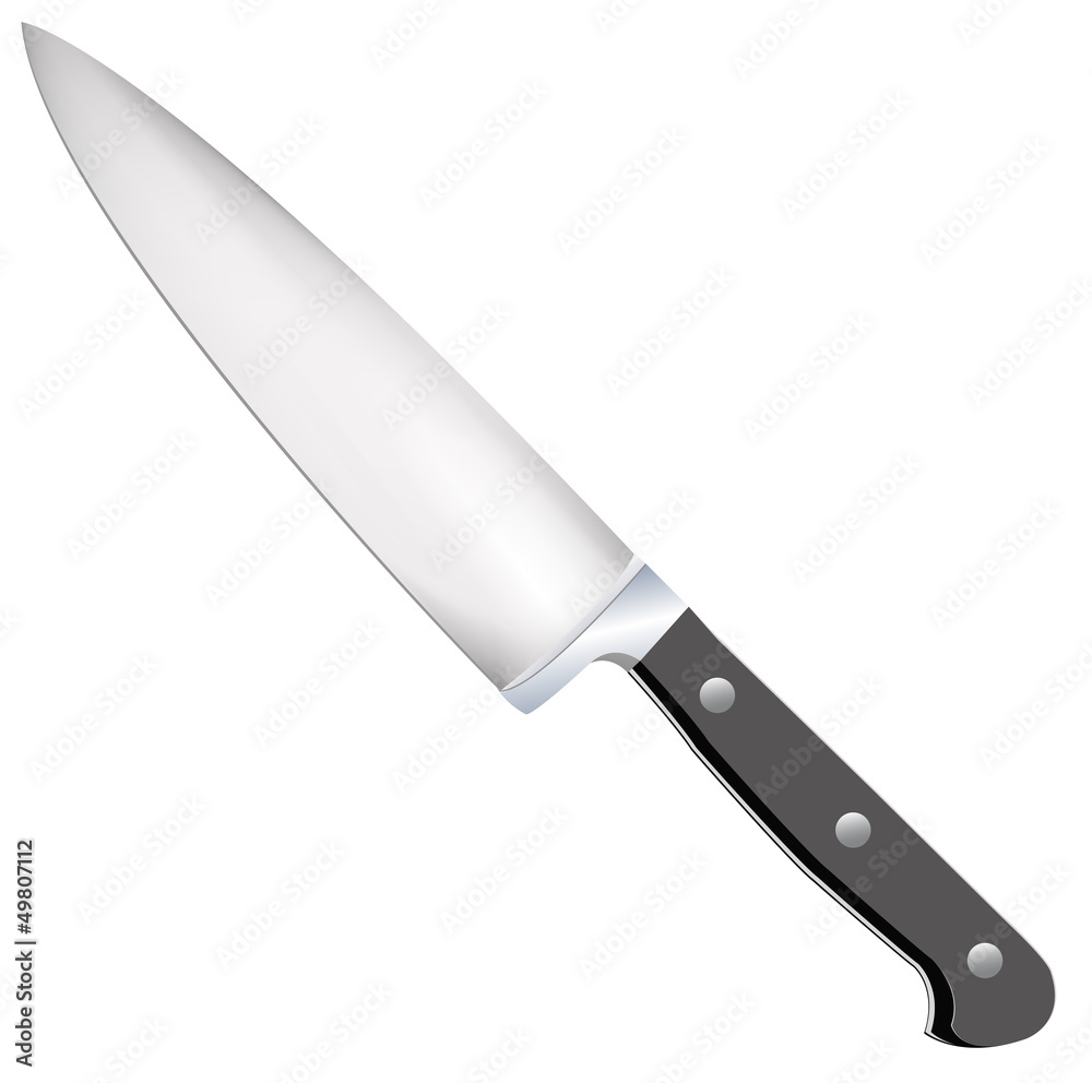 Knife on a white background.Vector Knife on a white background.Vector