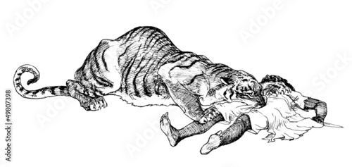 Tiger   Man-Eater - Mangeur d Hommes - Menschenfresser