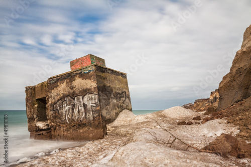 Bunker an der Ostseeküste bei Wustrow.