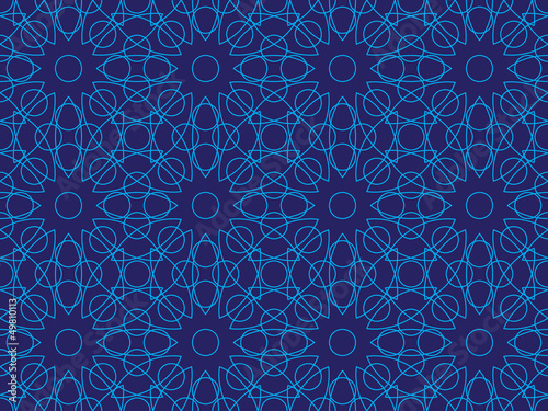 blue abstract seamless lines pattern