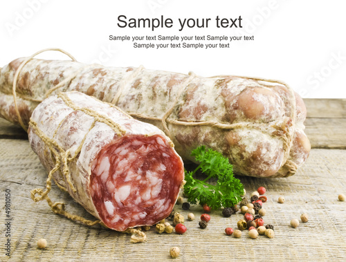 Italian salamiItalian salami photo