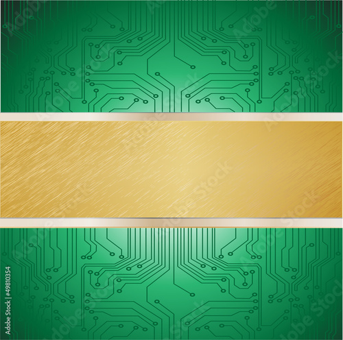 technology abstract background - vector illustration