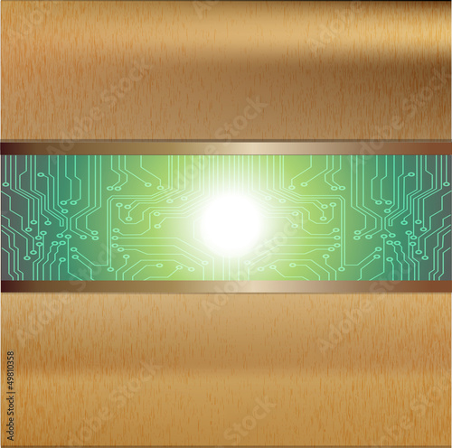 technology abstract background - vector illustration