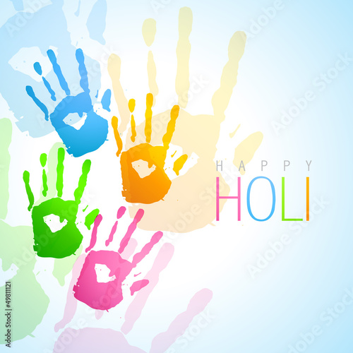 colorful hands background
