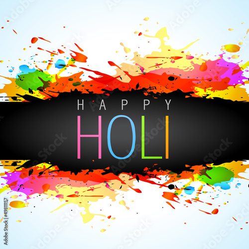 vector colorful holi background