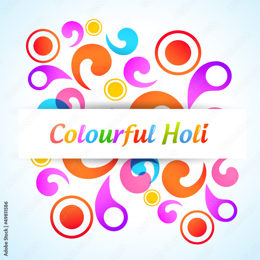 Obraz premium colorful holi background