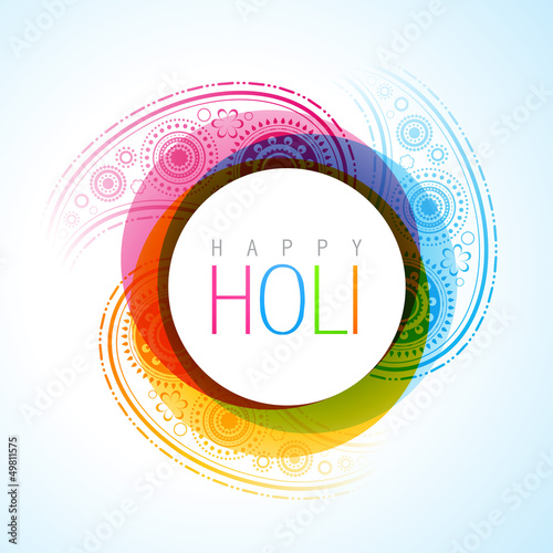 vector holi festival