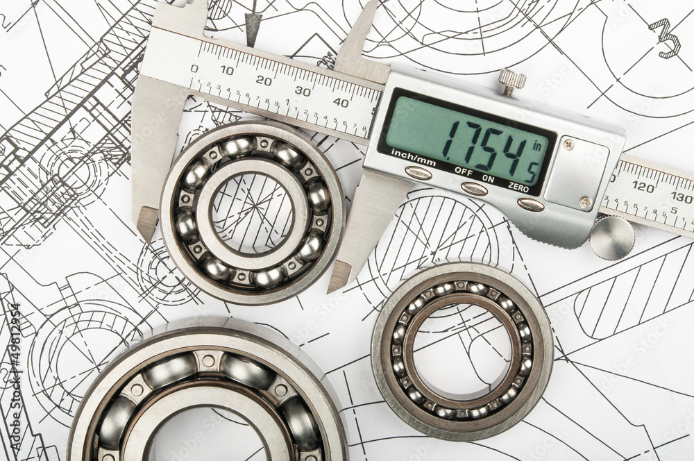 Measurement of diameter of the bearing Measurement of diameter of the bearing