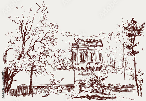 In the old park