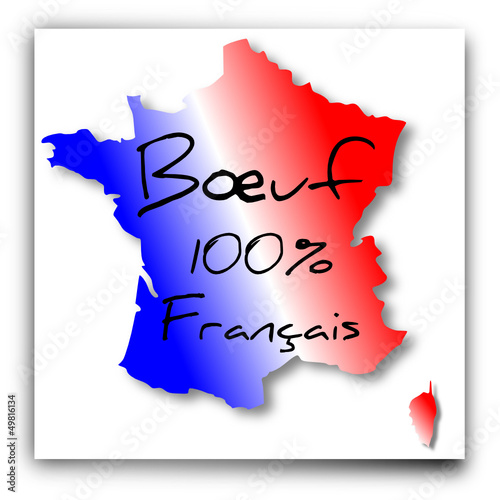 Etiquette : Boeuf 100% Français