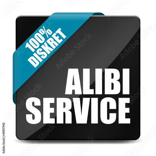 button eckig alibi-service I