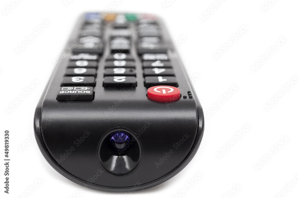 Black remote control