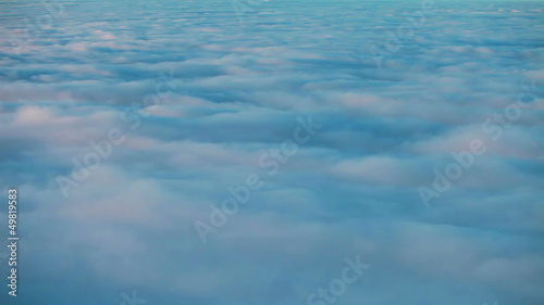 floating clouds over the mountains photo