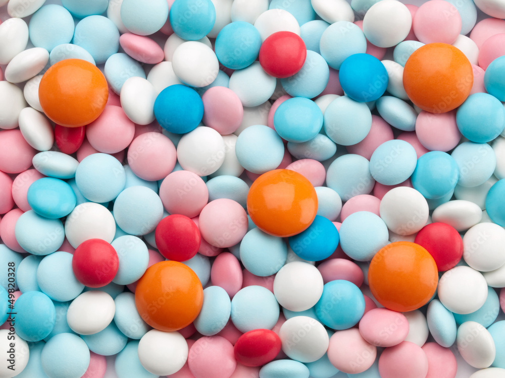 Many multi-coloured pills. Many multi-coloured pills.