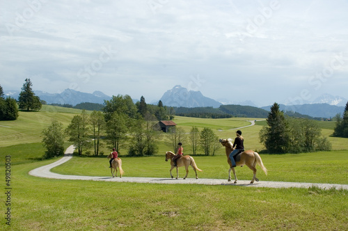 Reiter im Ostallgäu